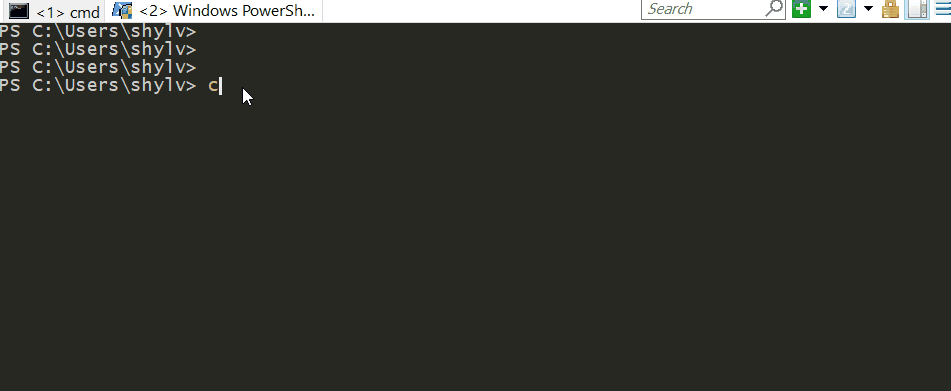 github repo - Navigating folders using CLI
