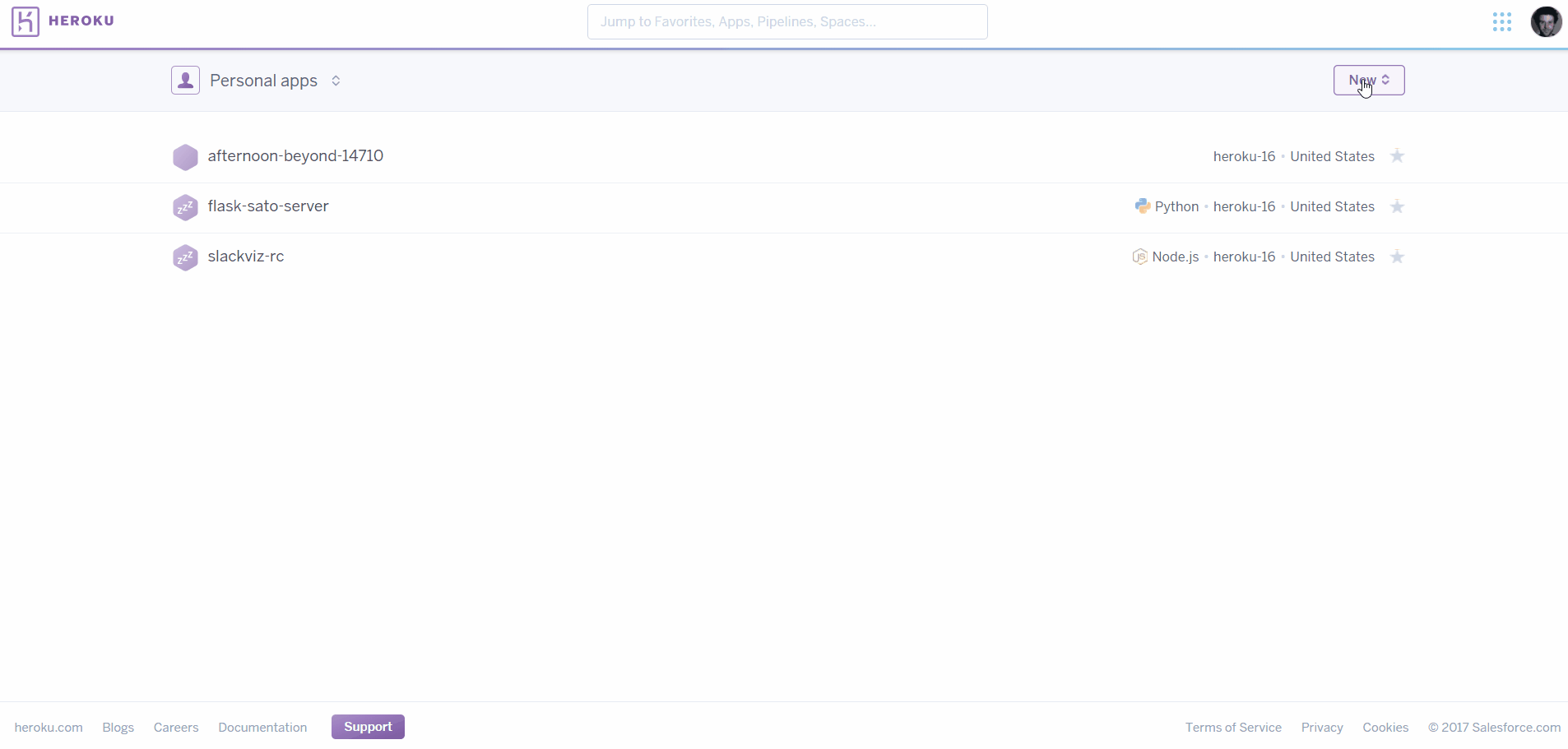 github repo - Deployment options on Heroku